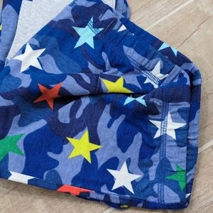 Nwt- Boden Kids Pajama Set - Blue with Multicolor Stars. Glow In The Dark!!!